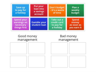 Personal Finance good and bad