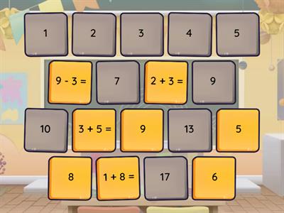 Мемори. Счёт в пределах 10