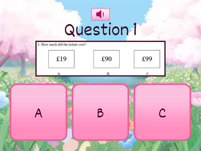 LISTENING PART 1 TEST 1 & 2