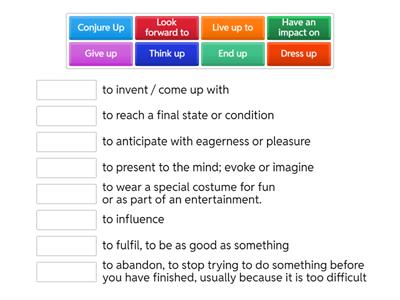 Phrasal Verbs - Gold Experience B2 UNIT 2