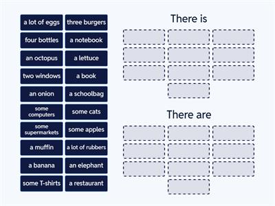 6. There is / There are