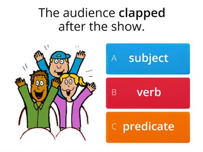 SUBJECT, VERB, PREDICATE