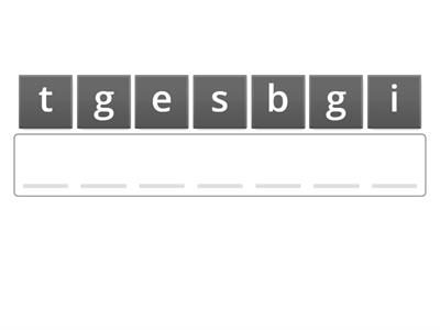 CVC + er and est Scramble Words