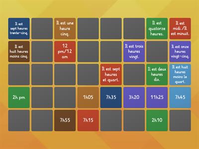 Time - Matching Pairs