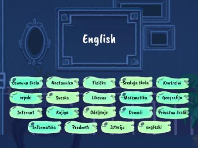 Learning world - vocabulary (5. razred)