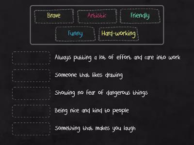 ADJECTIVES "WHEN I WAS YOUNG"