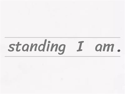 Present Continuous Tense ( 1) 