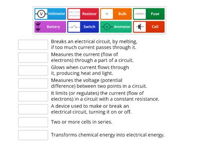 Circuit Components Match-Up