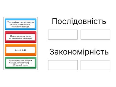 Послідовність чи закономірність?