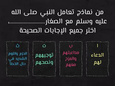 مراجعة مادة الحديث- الصف السادس الابتدائي