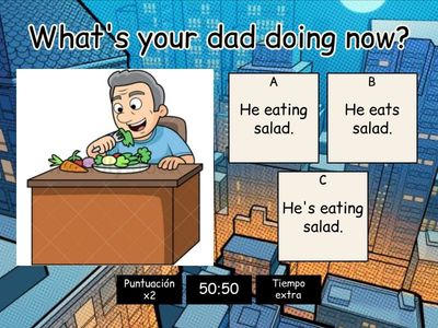 Simple present and present continuous