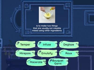 Advanced Vocabulary - Food 1