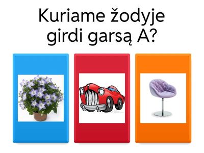 Kokį garsą girdi?