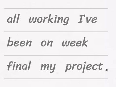 Present Perfect Continuous