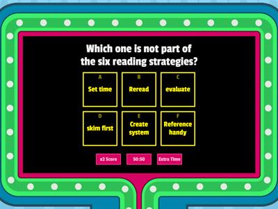 Study and Testing Skills