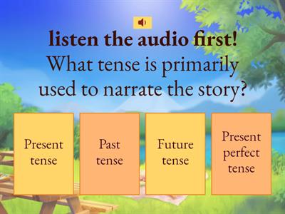 Narrative text quizzes 