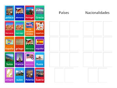 Países y nacionalidades 1