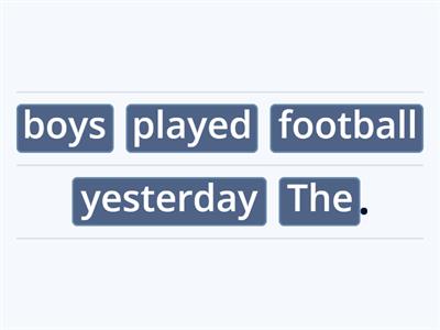 Past Simple (regular verbs - affirmative, negative, interrogative)