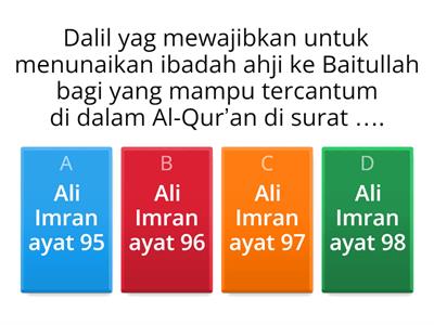 Soal latihan fiqh kelas 8 semester 2