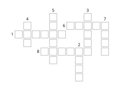 Link kl IV unit 1 adjectives crossword