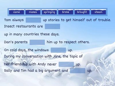 ST9 M2 LIU Pharasal Verbs with UP