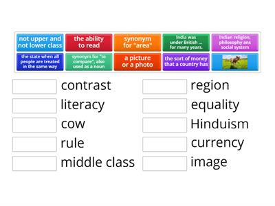 Go ahead 9 Unit 4, Words and pictures