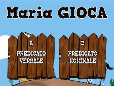 PREDICATO VERBALE O NOMINALE?