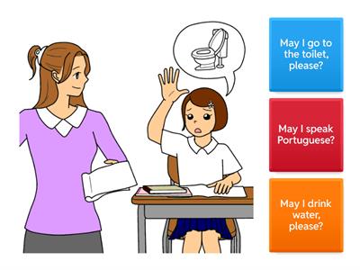 Classroom language - Quiz