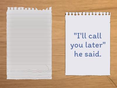 Direct speech sentences