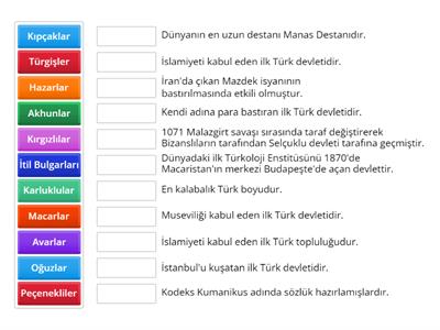 İSLAMİYET ÖNCESİ DİĞER TÜRK DEVLETLERİ