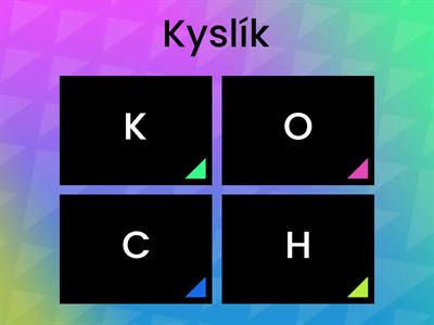 CHEMIE - ZÁKLADNÍ ZNAČKY PRVKŮ