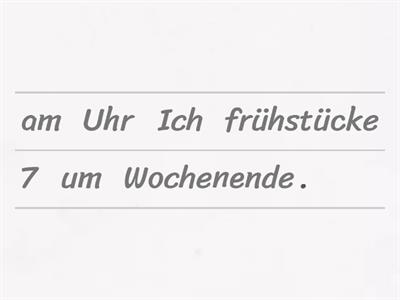 Uhrzeiten