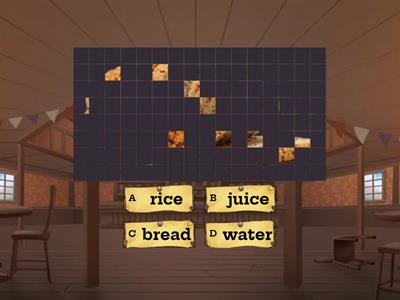 KB2 U6 Dinner Time image quiz