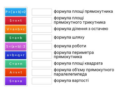 математичні формули