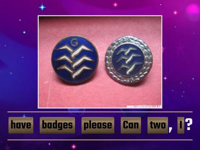 Unscramble the sentence_ Toys