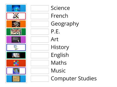 Go Getter 2 unit 1.1 School subjects