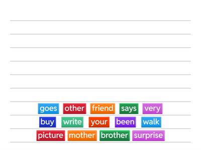 Heart Words Lexia Level 9