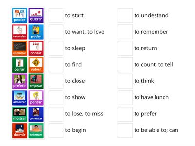 Common Stem-Changing Verbs