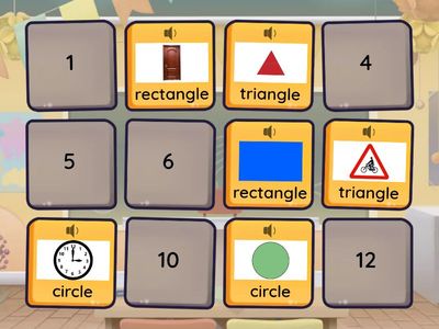 2D shapes - Matching pairs