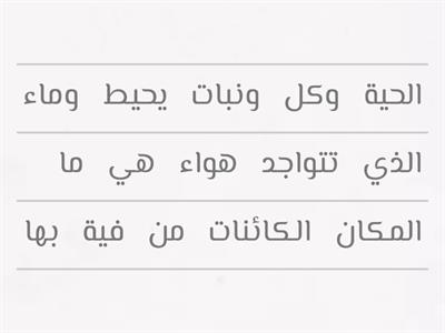 تعريف البيئة 