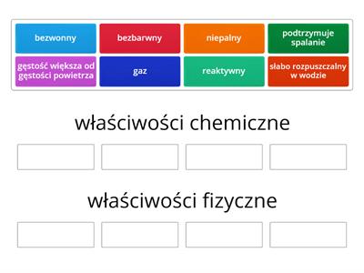 właściwości tlenu