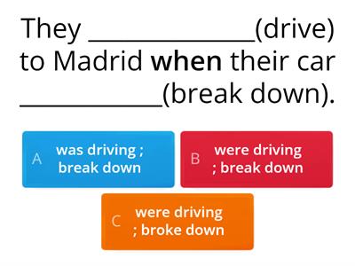 Past Simple vs Past Continuous