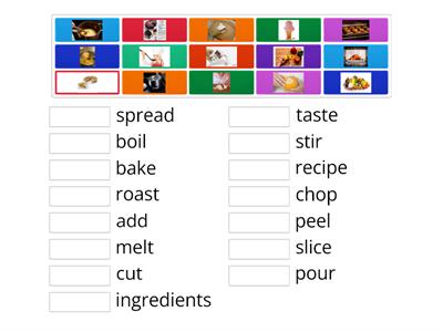 Look 4 Unit 8 Cooking Vocab