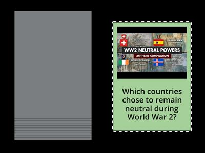 WW2- Revision for TEST 2