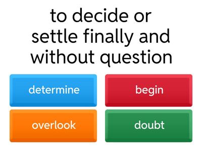 Nixon Nov 6 vocabulary words