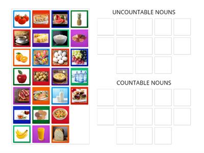 Countable and Uncountable Food