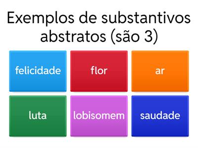 Tipos de Substantivos
