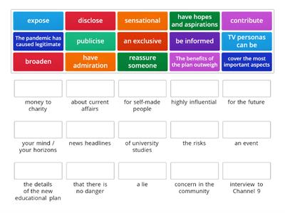 GOLD EXPERIENCE B2+ UNIT 3 VOCABULARY REVIEW