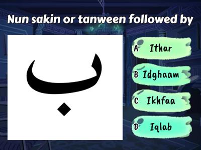 UNIT 19 Review 1- Nun sakinah and tanween