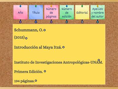 FICHA BIBLIOGRÁFICA METODOLOGÍA